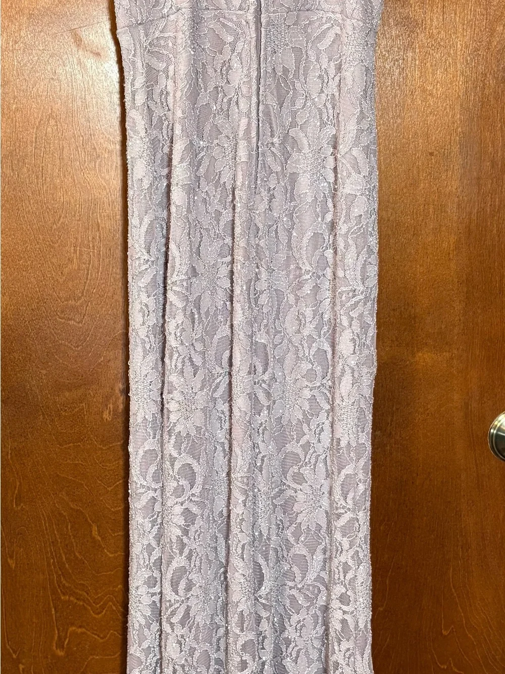 Windsor Lavender Lace V-Neck Dress - Picture 4 of 5